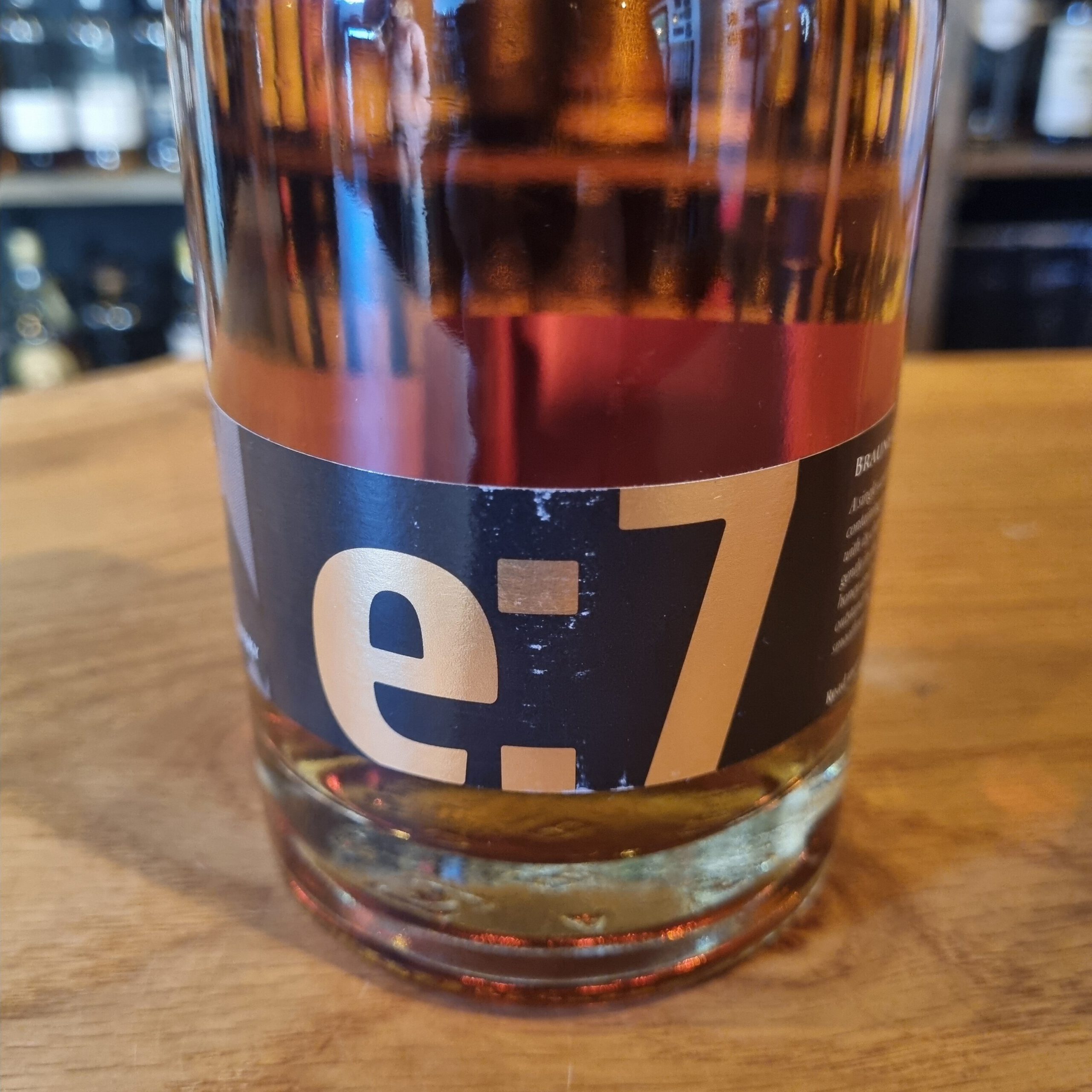 Braunstein E:7, Cask Edition (bottled 2015), 60.2% – Bild 3