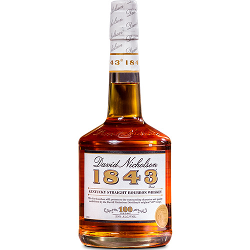 David Nicholson 1843, Kentucky Straight Bourbon Whiskey - 100 Proof, 50%