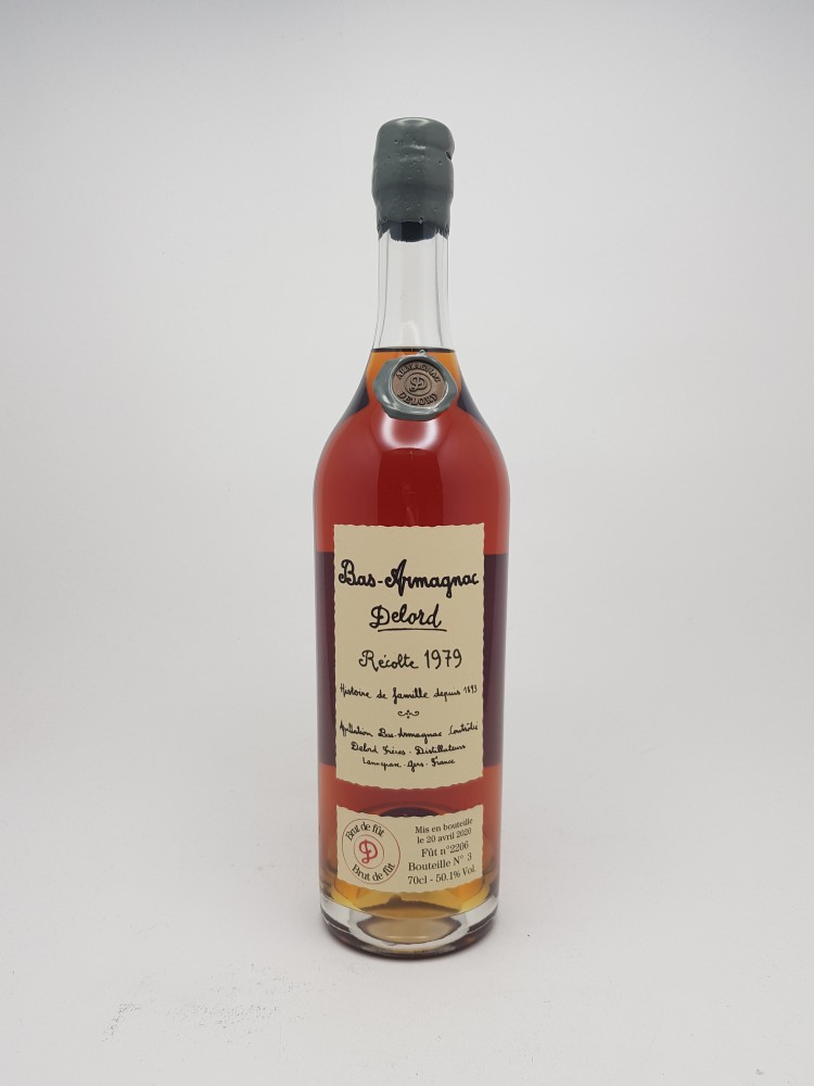 Delord Cask Strength Vintage 1979/2020 (40 års Single Cask), Bas-Armagnac, 50.1% – Bild 2